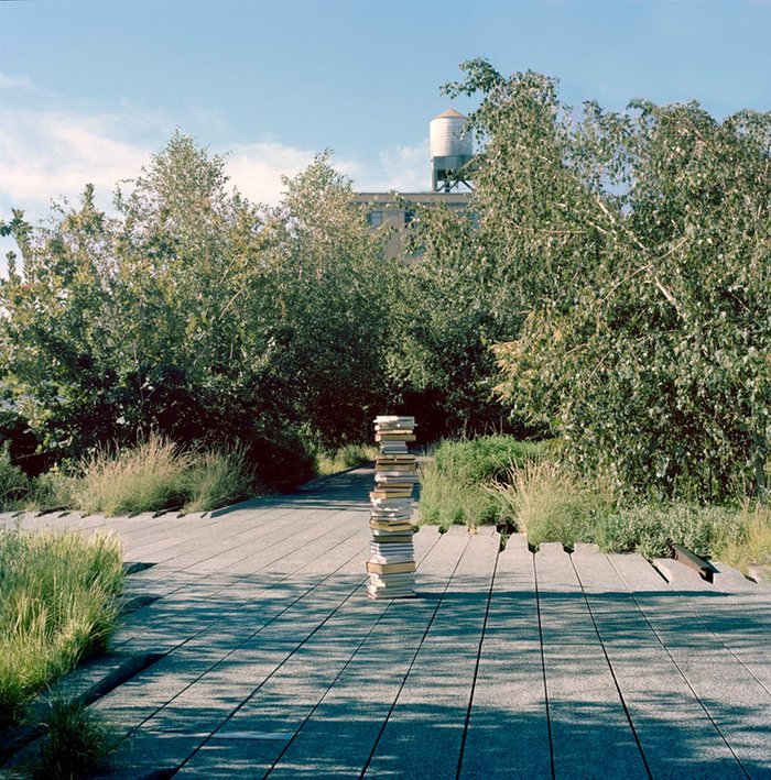 wnq-writers:  Abandoned Towers of Books Appear in New York City Caught up in a strange