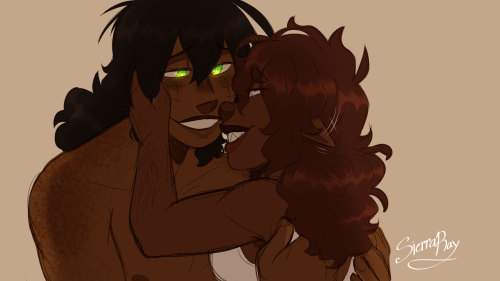 wolfgirlandfarmboy:People ask if Jack’s eyes go green around Najla and the answer is an obvious yes