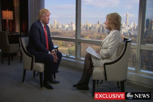 On World News Tonight with David Muir, Barbara Walters asks Donald Trump: “Do you regret your propos