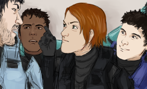zyca: redrawing this photoset as their characters was inevitable, really