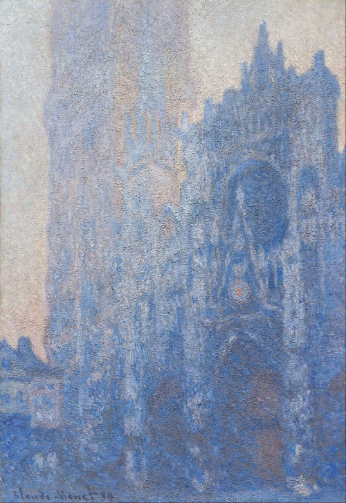 Rouen Cathedral Façade and Tour d'Albane by Claude Monet, 1895.