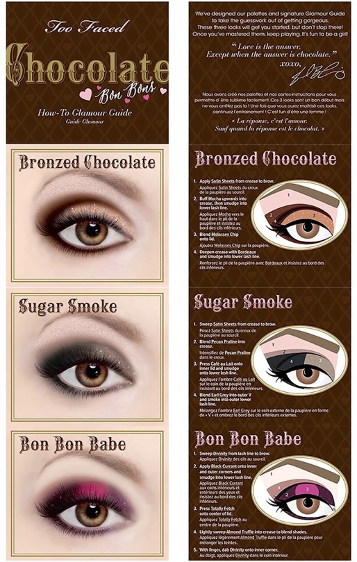 Too Faced How To Glamour Guides That I Found ♡