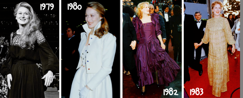 thequeenstreep:Meryl Streep at the Academy Awards 1979~2014. 1979 ~ 2018