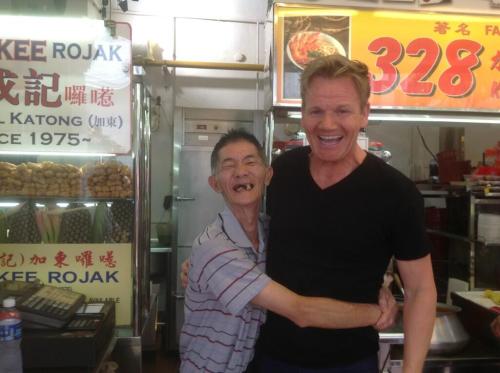 bloodstainedteatime:  pancakesandplaid:  i HAVEN’T SEEN THIS PHOTO GOING AROUND ON TUMBLR AND YOU KNOW WHAT SCREW YOU THIS PHOTO MAKES ME SO HAPPY LOOK AT THAT THAT’S GORDON RAMSAY IN MY COUNTRY AND LOOK HOW HAPPY THAT OLD MAN IS TO SEE GORDON RAMSAY