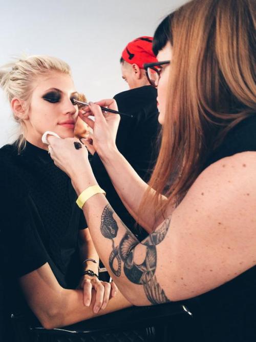  Style.com: A Backstage Beauty Minute With Devon Windsor​