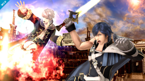 acetactician:videogamecrossover:Both the male and female versions of Robin have been confirmed for t