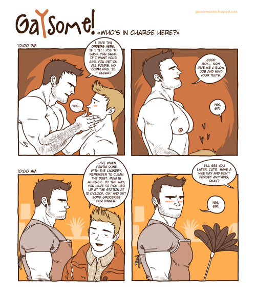 Sex gaysomecomic:  17. Who’s in charge here? pictures
