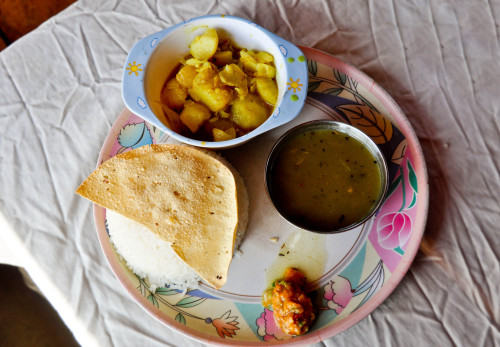 Most expensive dhal bhat I&rsquo;ve ever had. Prices for &ldquo;tourists&rdquo; are almo