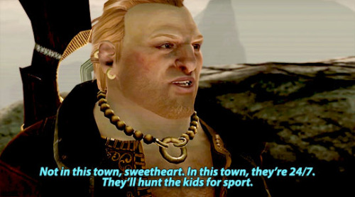 incorrectdragonage:Aveline: Got a report from some panicky morning joggers. Apparently Corff didn’t 