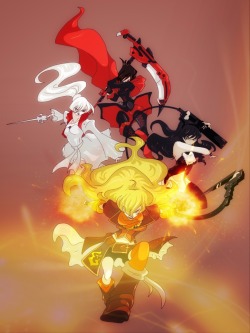 matchewie:  First attempt at some RWBY fan art - am a bit out of practice but enjoyed putting this together. Cannot wait for Season 3 