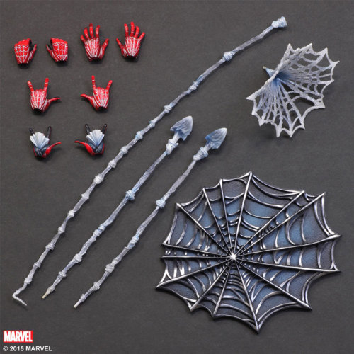 fyeahalbumofstuffilike: Variant Play Arts Kai - Marvel Universe Spider-Man What I think, looking at 