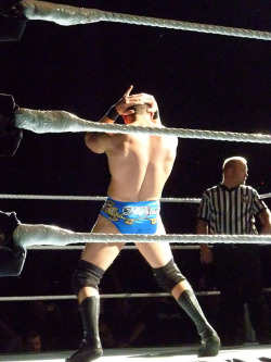 rwfan11:  Ted DiBiase Jr. - grinding in the ring …although this wasn’t necessarily during a highpoint of his career, I’m so glad this was incorporated in his gimmick! :-) … too bad he didn’t do more of a striptease and tug on the side of his