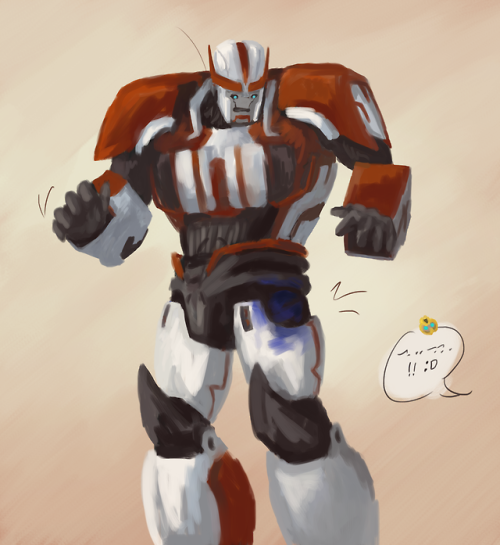 “You’ve got some pretty incriminating paint transfers, Ratchet.”Would you look at that, another thin