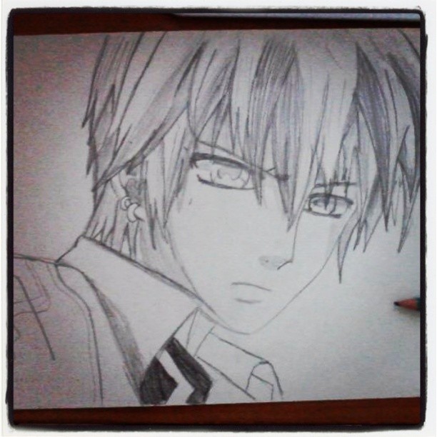 Zero - Vampire Knight #sketch #drawing #anime #kawaii #zero #vampireknight #yuki