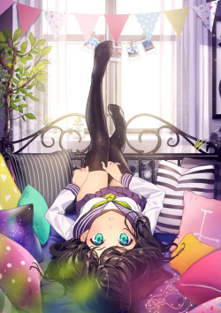 yohan12yohan12:  Original Illust | 아침 /   朝   / morning 1610 / Photoshop CC / 2480x3508 