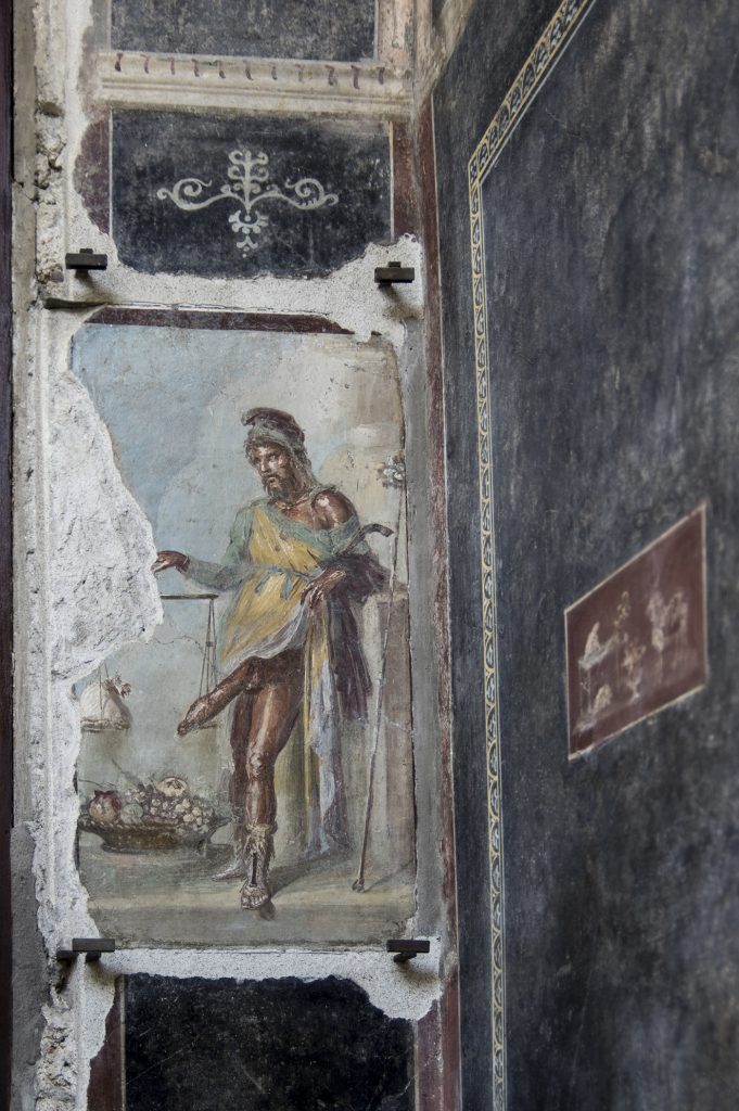 commiepinkofag:Priapus, the god of fertility and abundance, with a scale and bag