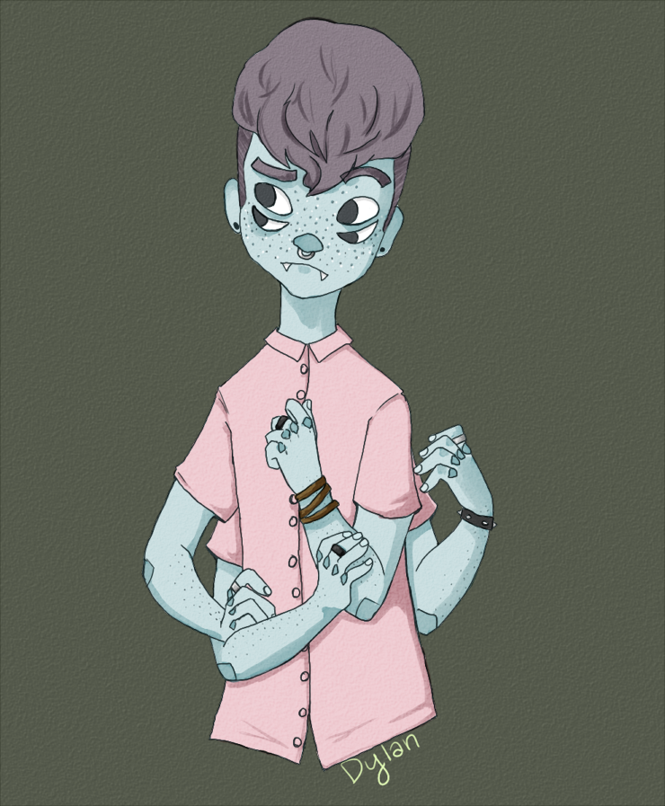 dylansdesigns:  you know i’d be the cutest monster around  