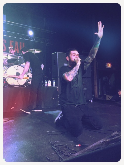 ivedippedmyfeetinhell:front row for Senses fail last night was unforgettable