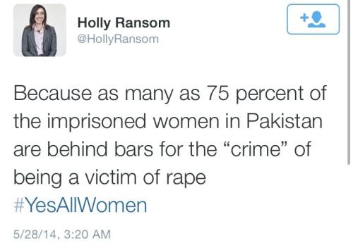 bwoopbwoop:Some of the tweets that struck me from #yesallwomen