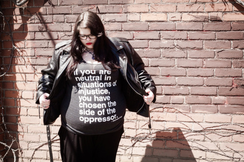 milkscab: amberlynphotography: Self Portrait - “If you are neutral in situations of injustice,