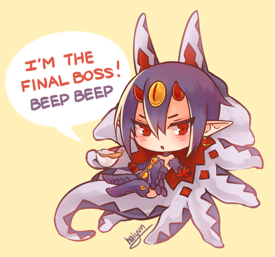haiyun:  chibi commission of desco from disgaea!
