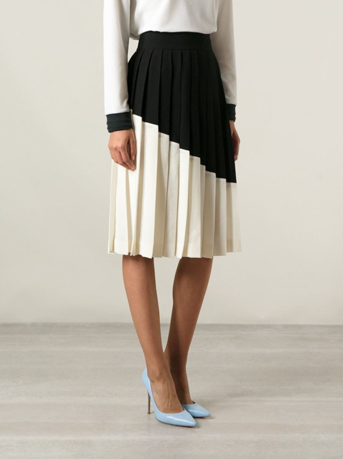 shop, black, womenswear, white, skirt, business style, business fashion, black and white, fashion, w