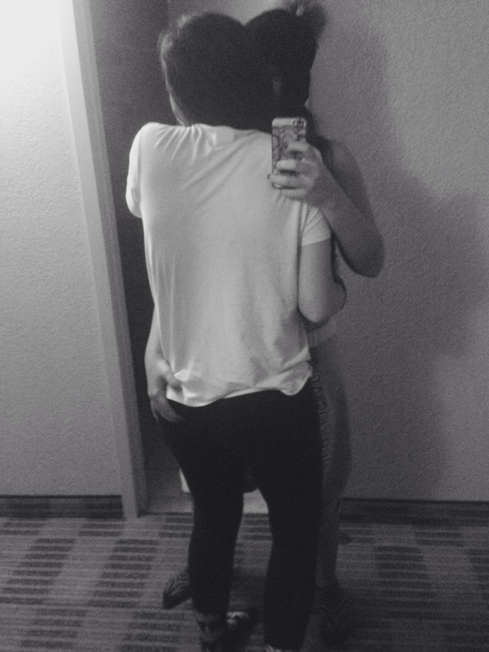 stay-weird-af:  until—next—time:  With your arms around me, I’m home  😍🙈💕