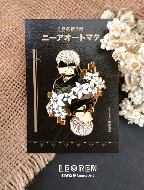 Nier Automata Pin SetAvailable now in my online store:leorenart.carrd.co/