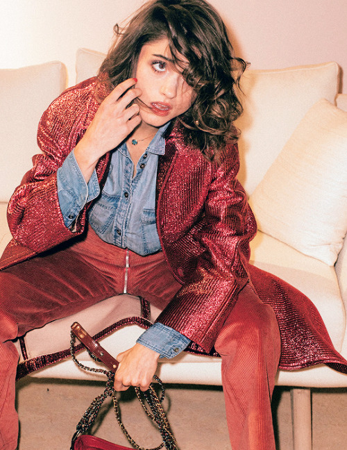 paulthomasandersons:Natalia Dyer photographed by Ben Ritter for The Coveteur, 2017