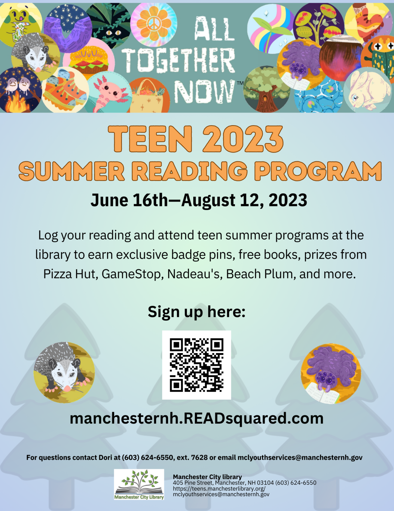 Manchester City Library Teens — NEW - September Teen Take and Make