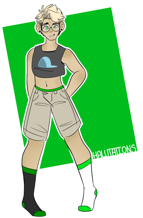 halutations:dirk harley for @homestuckartists kid/bloodswap event!!