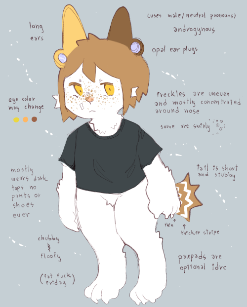 Drew my sona a quick ref while listening to a vocaloid live, now I wish I looked like him irl