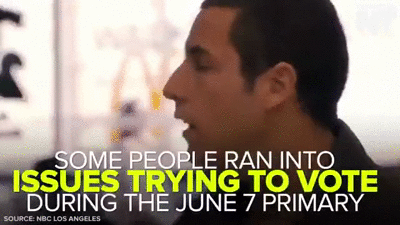 4mysquad:    The whole thing was rigged!    Some California voters ran into issues