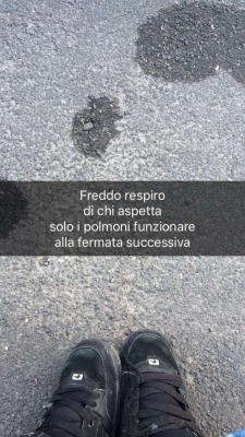  Freddo respiro  di chi aspetta solo i polmoni