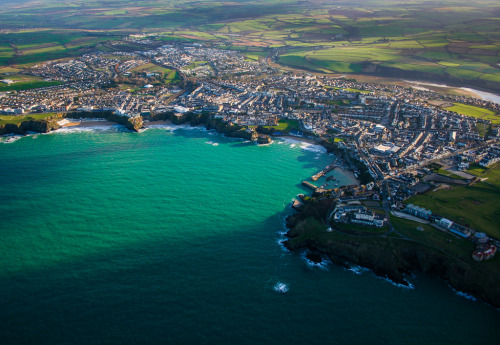 travelingcolors:Cornwall from the air | England (by Andrew Turner)