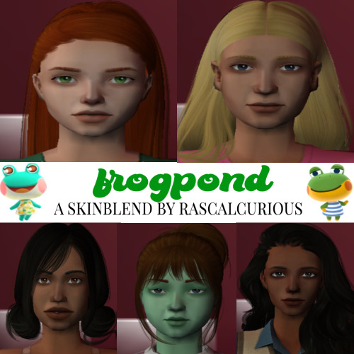 rascalcurious:my first skinblend ! i fell in love with the cartoon skinblend but i wanted to add the
