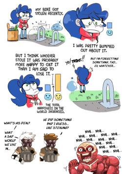 miracleroad: man i wish i still got my bike, that was a gift from me by Xipe… shame… oh well! life goes on, i guess! this is an originally a webcomic by SHEN ;3  this is just my 2 cents of the meme. also be sure to check out my webcomic, https://tapas.io/