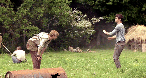 iwritefandomimagines:  Newt; “Tommy, you’re gonna need to bloody catch it if