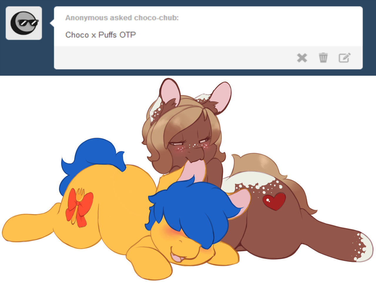 choco-chub:  Chub overload~ &lt;3  D'awww &lt;3