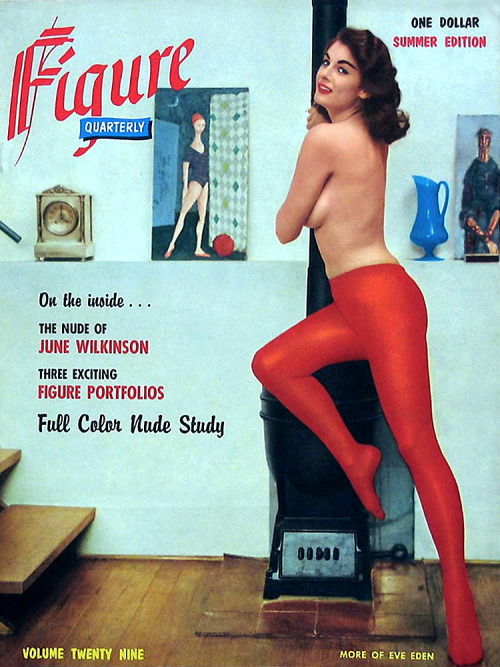 Eve Eden / cover of Figure Quarterly, Summer 1959.