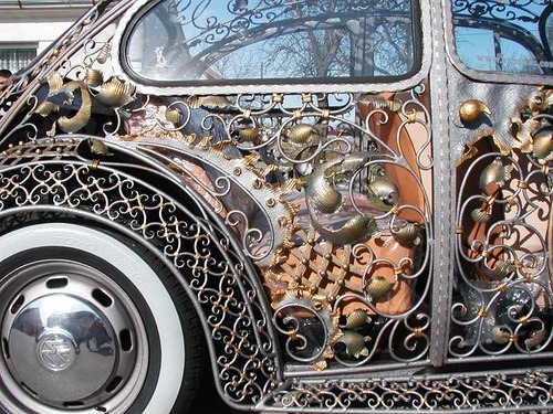 mazzufun:  Luxurious cars by Metal Art workshop Vrbanus Steampunk Victorian filigree