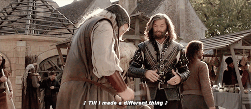 neitherheavenorhell:  ♪ If I were a jolly blacksmith ♪  