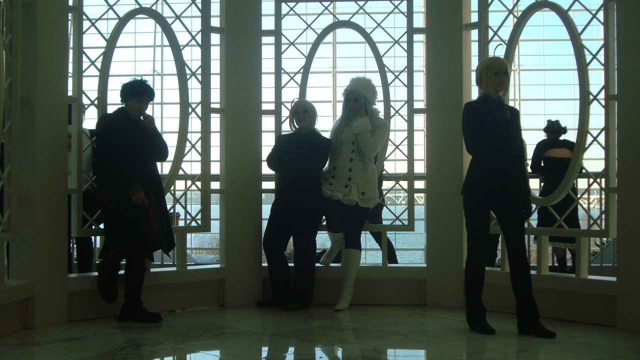 clysmian:  Some choice pictures from Friday’s Type-Moon photoshoot at the gazebo.