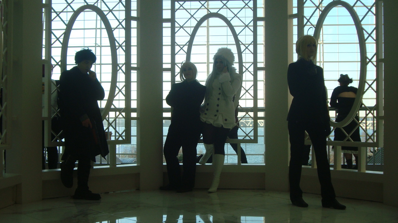 clysmian:  Some choice pictures from Friday’s Type-Moon photoshoot at the gazebo.