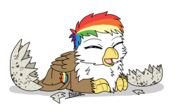 rainbowfeatherreplies:  &gt; Pretend you’re Lavender’s father and eat the book! &gt;You have wings, use them and/or run to get the book in your room where no-one will find it! &lsquo;YES! Excellent suggestions!&rsquo;   Rainbow Feather pours on