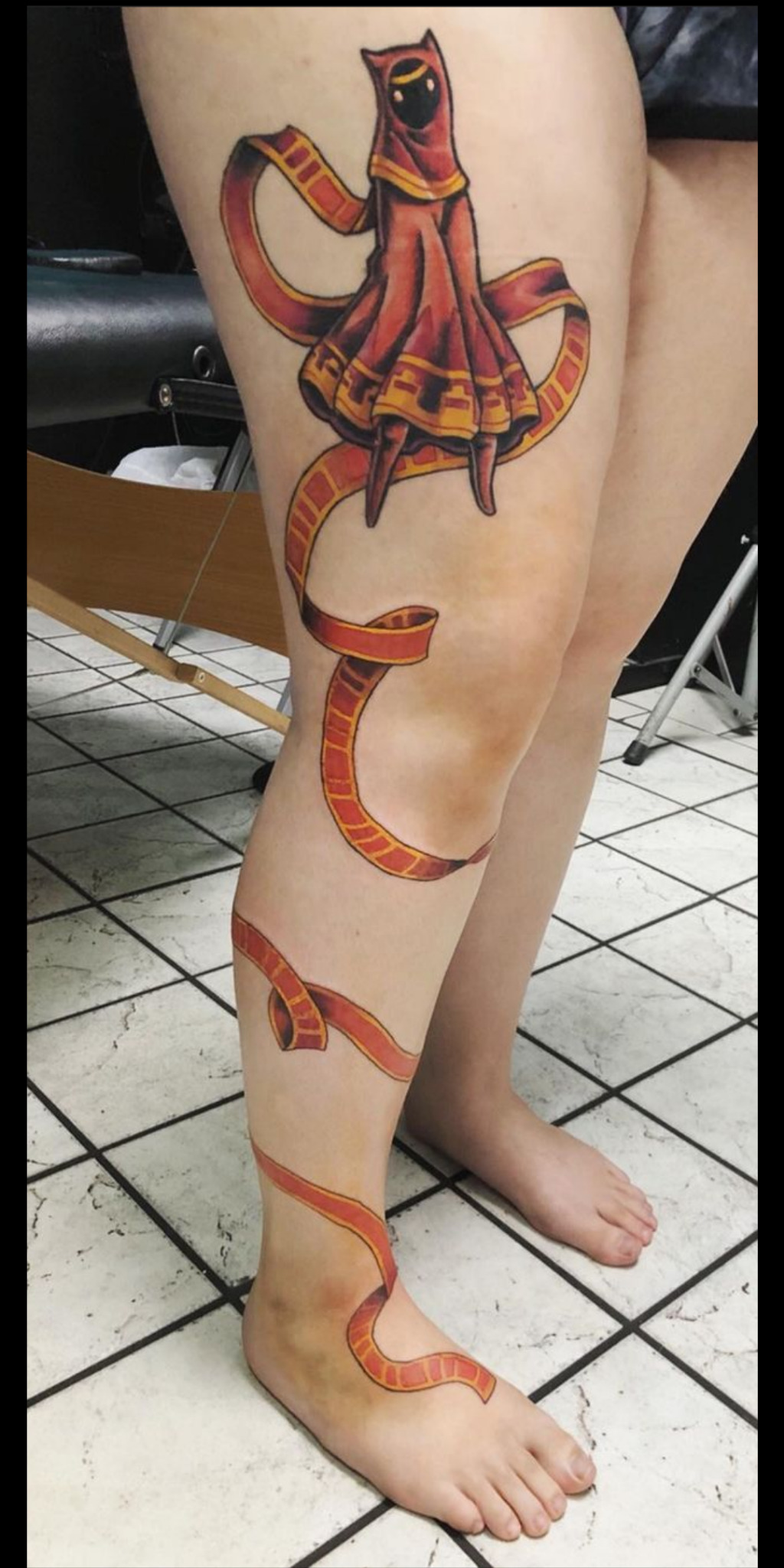 Full snake wrapped around the leg by Liam 🔥🔥🔥 #foryou #foryoupage #... |  TikTok