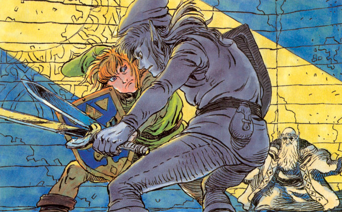 alleycatproductions:  Link VS Dark Link (Zelda 2)