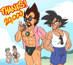   I hit 2,000+ followers on twitter and 20,000+ on tumblr! THANK YOU so very much my lovely fellow DB pervs!  