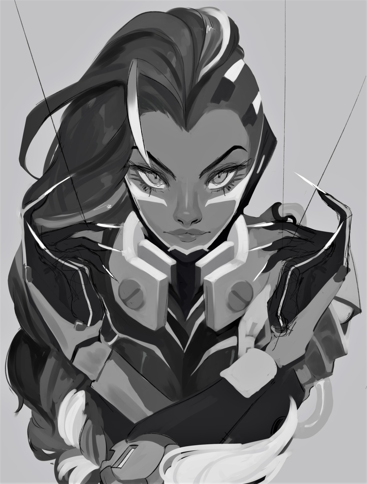 dragonaer123: Sombra’s legendary skin is awesome but i can’t draw mech right