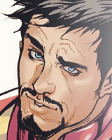 starkstower:  Just appreciating Tony Stark's face in Avengers Assemble #9  